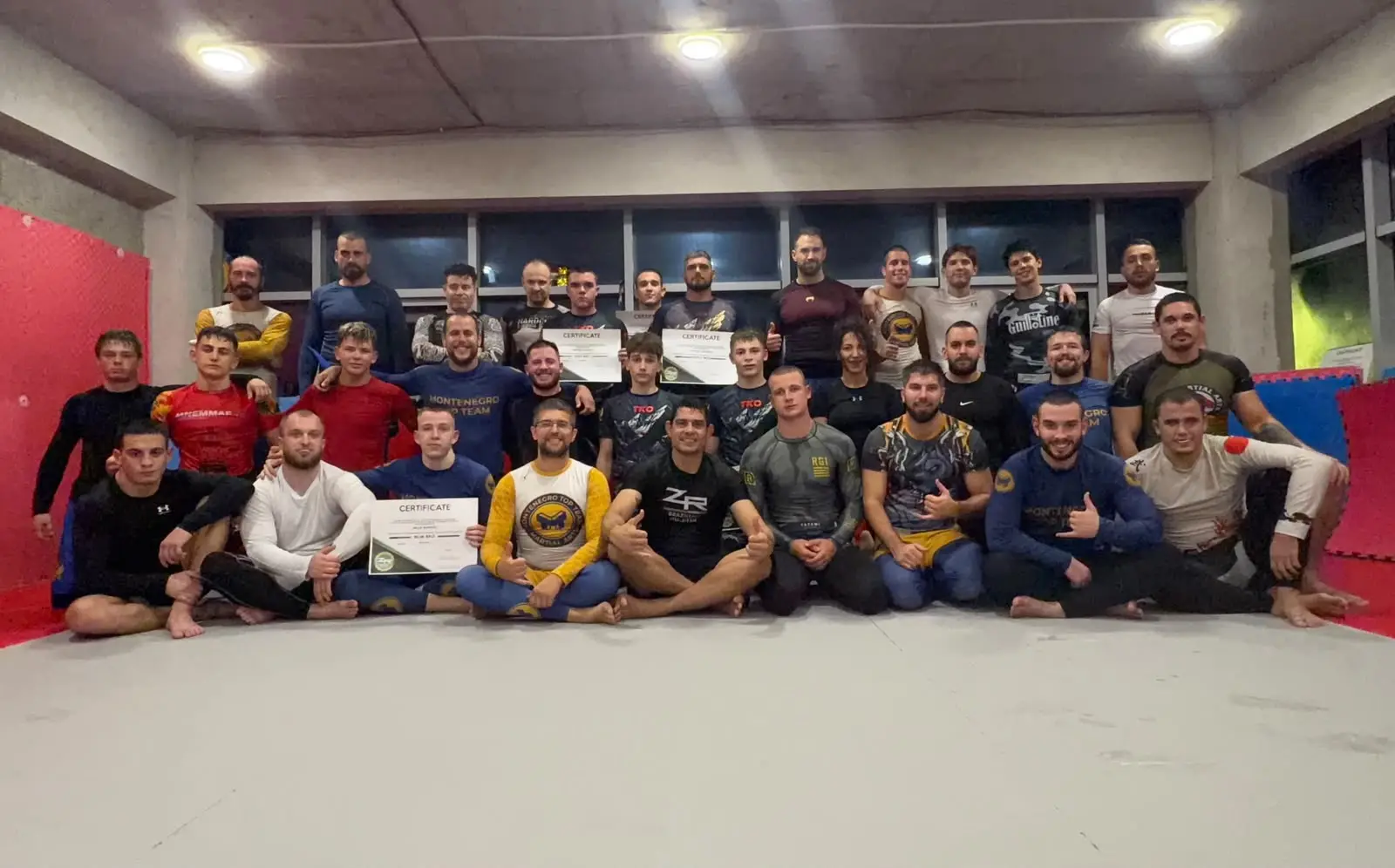 No-gi grupa poslije seminara, oktobar 2026